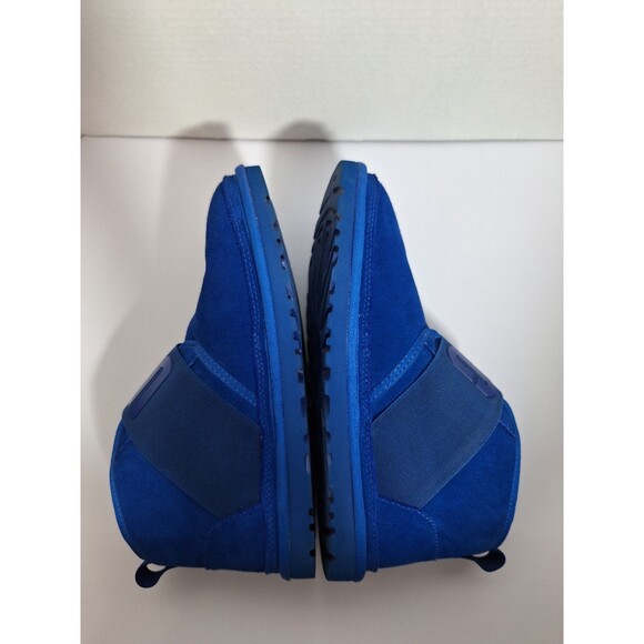 UGG NEUMEL II Graphic Blue Suede Sheepskin Chukka Ankle Boots Size 9 Winter Boot - Picture 8 of 10